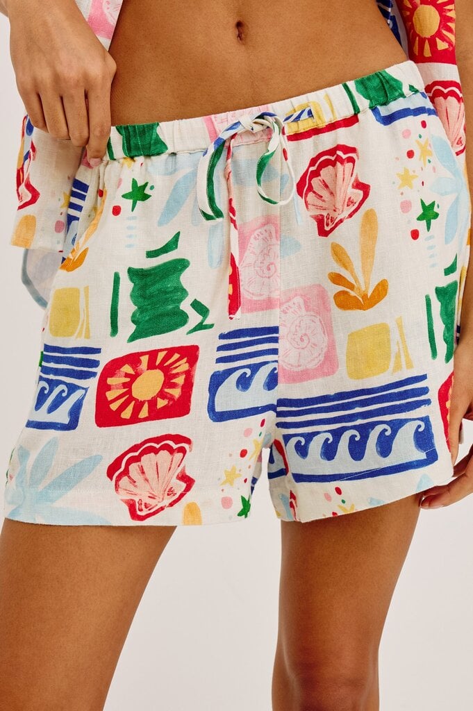 RAILS JENNER PRINT SHORTS IN BAHAMA