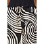 EMMIE PRINT PANTS IN ONYX WAVE