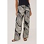 EMMIE PRINT PANTS IN ONYX WAVE