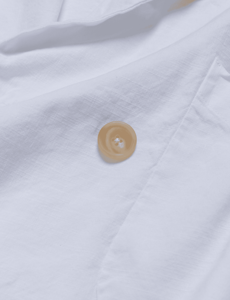 FRANK & EILEEN  LINEN MINI BELFAST IN WHITE