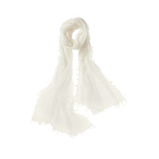 ALPINE CASHMERE ALTA SHAWL IN OYSTER AND EBONY