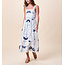 CLEOBELLA CARMEN MIDI DRESS IN LILIANA BLUE SURF