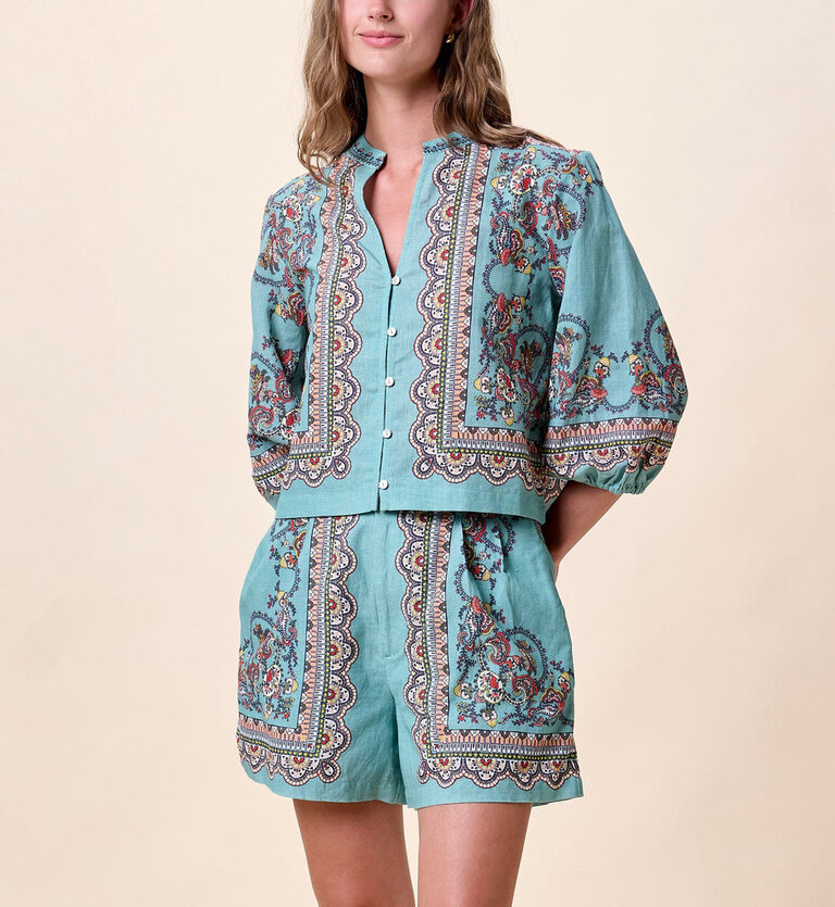 CLEOBELLA NOELLE BLOUSE IN BLEURA