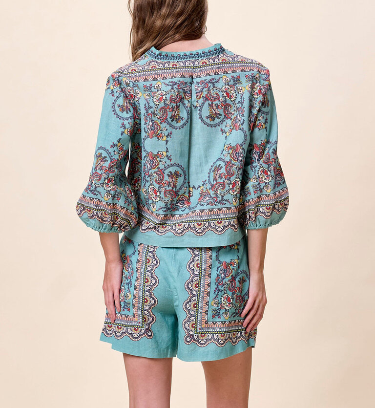 CLEOBELLA NOELLE BLOUSE IN BLEURA