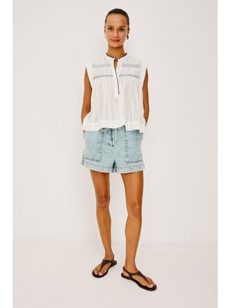 RAILS WILLOW SLEEVELESS TOP IN WHITE
