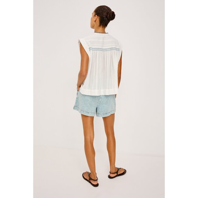 RAILS WILLOW SLEEVELESS TOP IN WHITE