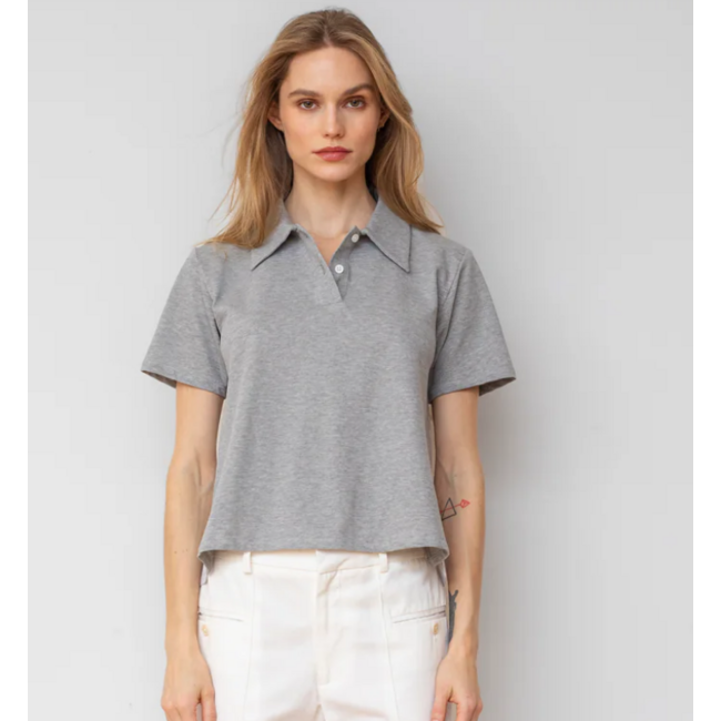 WE-AR4 MEDIA POLO IN GREY MULTI