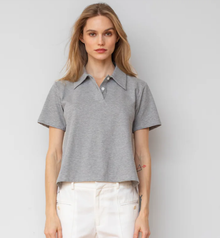 WE-AR4 MEDIA POLO IN GREY MULTI