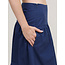 MARGARET O'LEARY VENICE POPLIN SKIRT IN WHITE AND NAVY