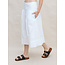 MARGARET O'LEARY VENICE POPLIN SKIRT IN WHITE AND NAVY