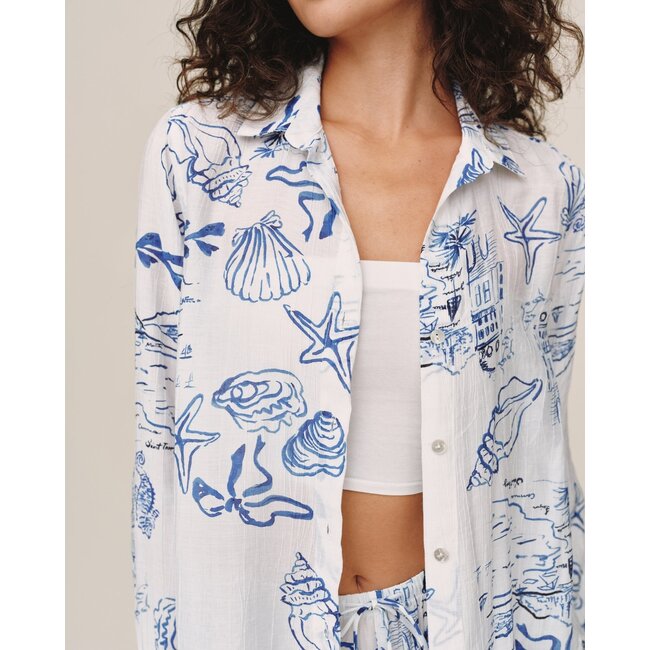 BELLA DAHL BELLA DAHL CLASSIC BUTTON DOWN