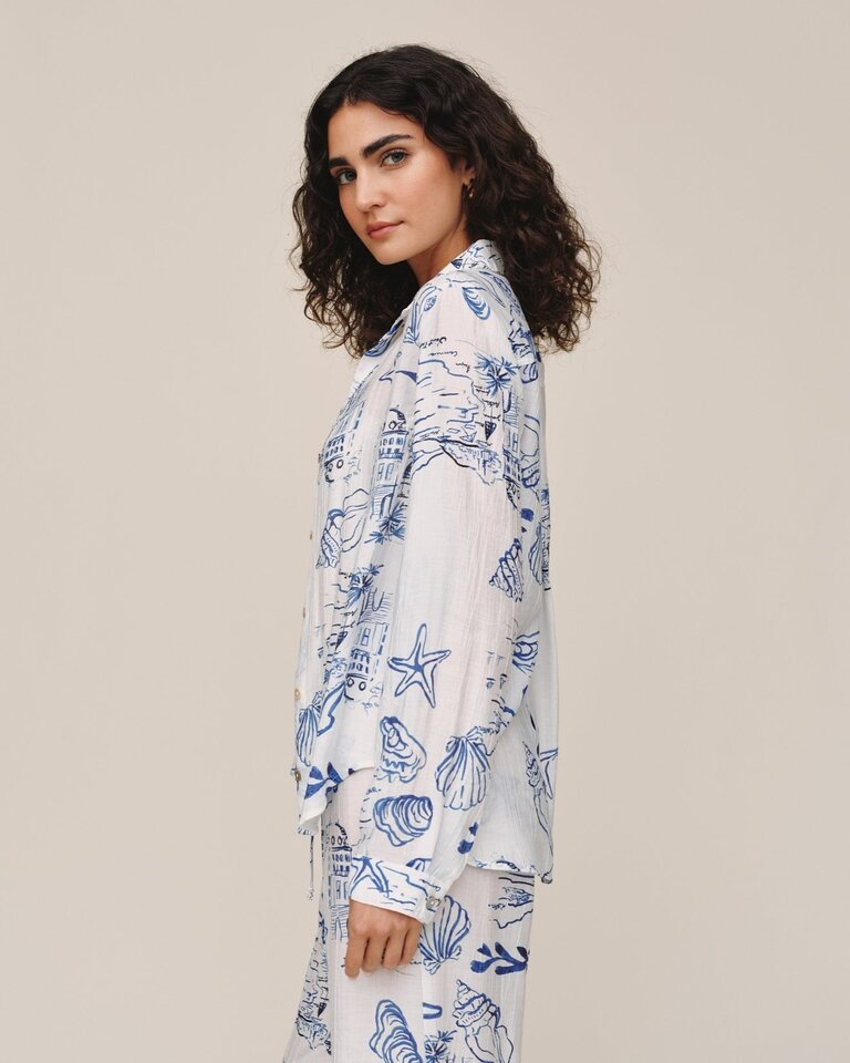 BELLA DAHL BELLA DAHL CLASSIC BUTTON DOWN