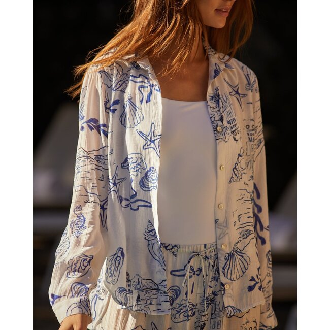 BELLA DAHL BELLA DAHL CLASSIC BUTTON DOWN