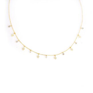 TAI JEWELRY CHARM DROP CHOKER