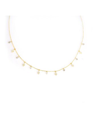 TAI JEWELRY CHARM DROP CHOKER