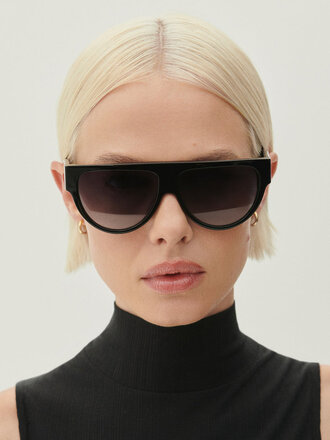VARLEY DALLING OVERSIZE SUNGLASSES BLACK