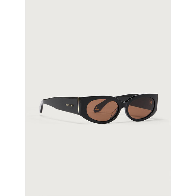VARLEY LAMBETH OVAL SUNGLASSES IN BLACK