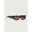 VARLEY LAMBETH OVAL SUNGLASSES IN BLACK