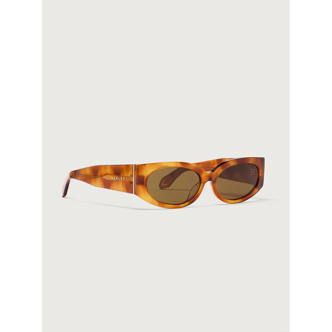 VARLEY LAMBETH OVAL SUNGLASSES IN BRIGHT TORTOISE