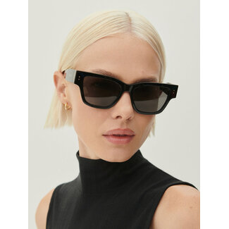 VARLEY ALBER SQUARE SUNGLASSES IN BLACK