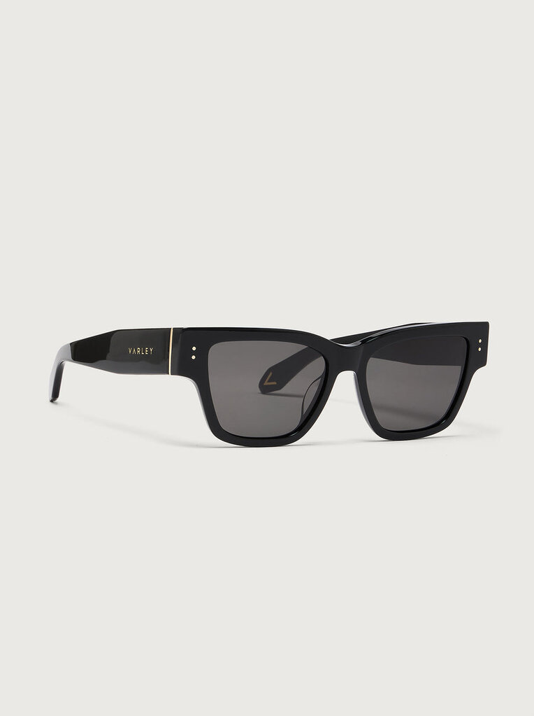 VARLEY ALBER SQUARE SUNGLASSES IN BLACK
