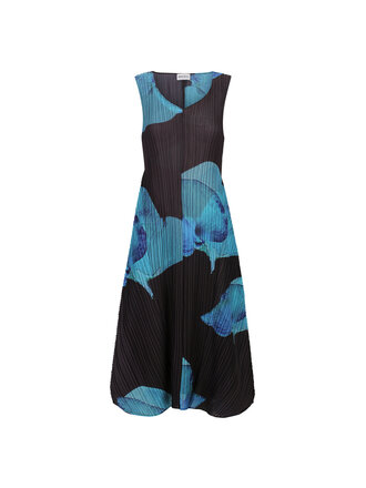 ESTRELLA DRESS IN  AQUA PEA
