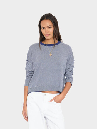 XIRENA SPARROW SWEATER IN MARINE SALT