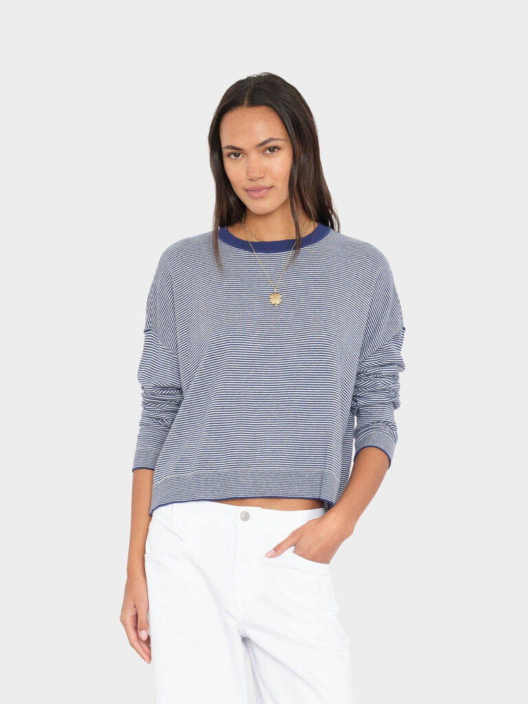XIRENA SPARROW SWEATER IN MARINE SALT
