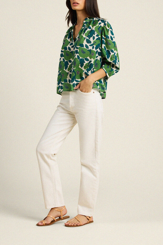 TROVATA THE ORLY BLOUSE IN VEGA FLORAL