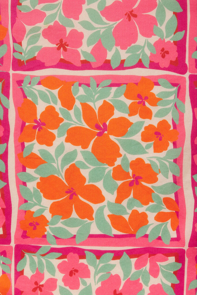 TROVATA THE CLARA BLOUSE IN BOTANIC TILE