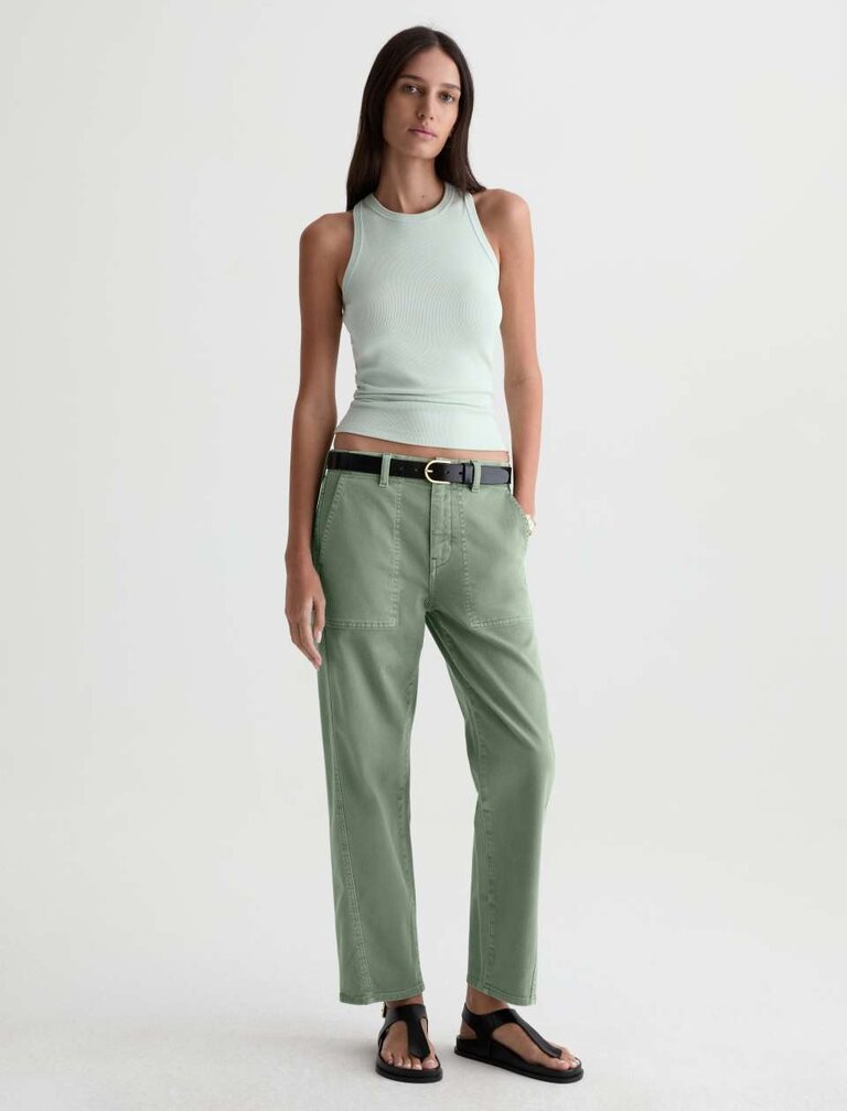 AG ANALEIGH PANT IN SULFUR FADED MOSS