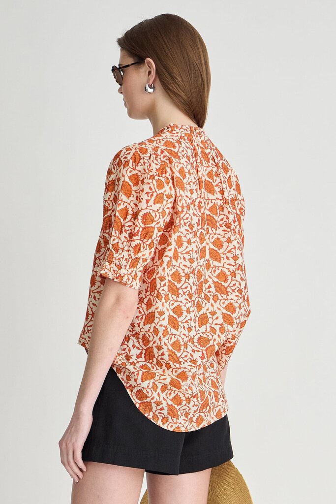 APIECE APART LOS ALTOS TOP IN NIGHT BLOOMS SORBET