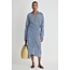 APIECE APART AIRY ALEXIA WRAP DRESS IN PAINTED MARSEILLE STRIPE