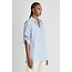 APIECE APART ISOLDE BUTTON DOWN IN BLUE/WHITE STRIPE