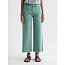 AG SAIGE WIDE LEG CROP IN SULFUR WASHED JADE
