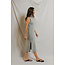 PERFECT WHITE TEE LANELL SUPIMA COTTON S/L DRESS IN HEATHER GREY