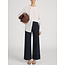 LE SLIM PALAZZO TROUSER CUFFED IN NAVY