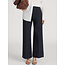 LE SLIM PALAZZO TROUSER CUFFED IN NAVY