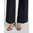 LE SLIM PALAZZO TROUSER CUFFED IN NAVY