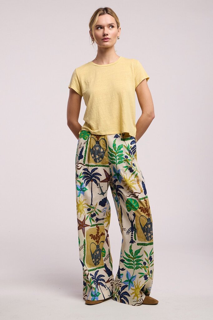 VELVET TRIXIE07 PULL ON PRINT PANT IN MULTI