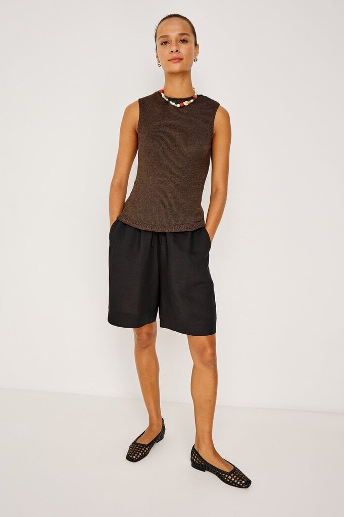 RAILS THEMCGUIRE BURMUDA SHORTS IN BLACK