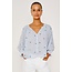 RAILS MARIAH 3/4 SL TOP IN BLUEBELL EMBROIDERED STRIPE