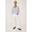 RAILS MARIAH 3/4 SL TOP IN BLUEBELL EMBROIDERED STRIPE