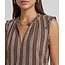 RAILS SOSA S/L TOP IN BROWN STRIPE
