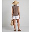 RAILS SOSA S/L TOP IN BROWN STRIPE