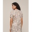 BELLA DAHL  S/S RAGLAN SHIRT IN TROPICAL PALM PRINT