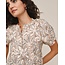 BELLA DAHL  S/S RAGLAN SHIRT IN TROPICAL PALM PRINT