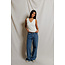 PERFECT WHITE TEE MALLORY LUXE RIB V-NECK TANK IN WHITE