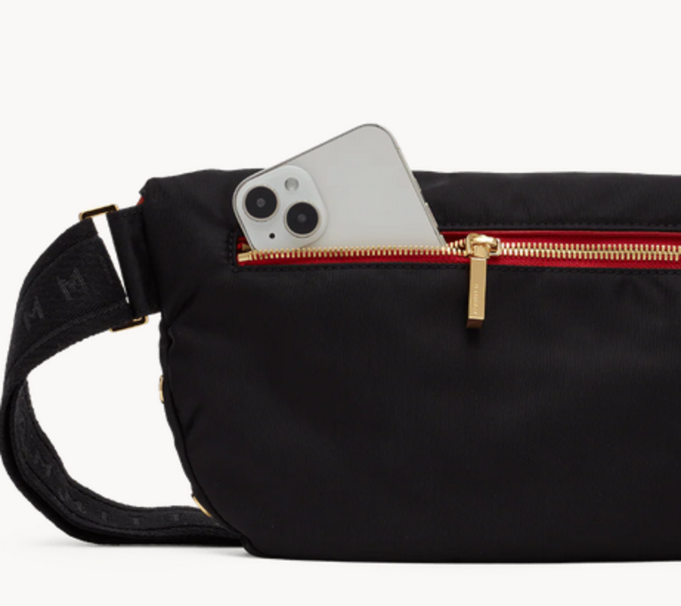 HAMMITT CHARLES CROSSBODY MED BLACK NYLON