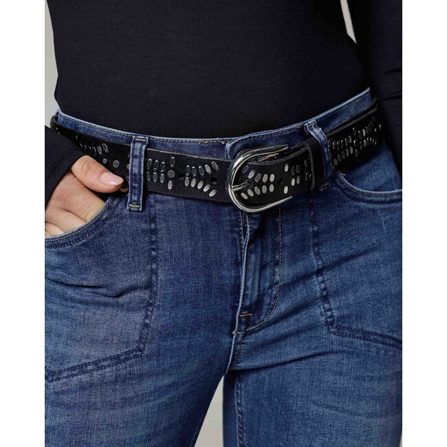AMSTERDAM HERITAGE DIVERA BELT IN BLACK